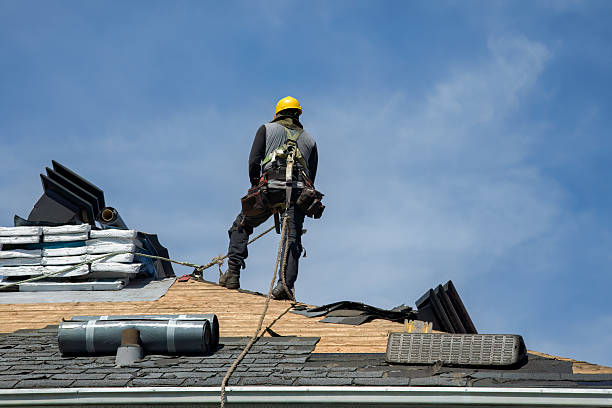 Professional Roof Replacement technician working in Jackson, WI